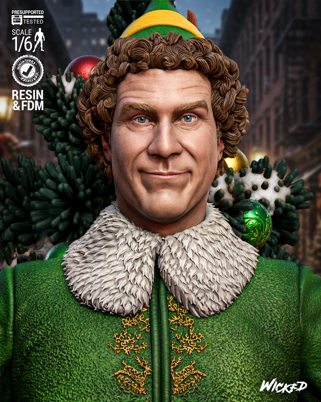 Elf Statue 3D-Printed Kit