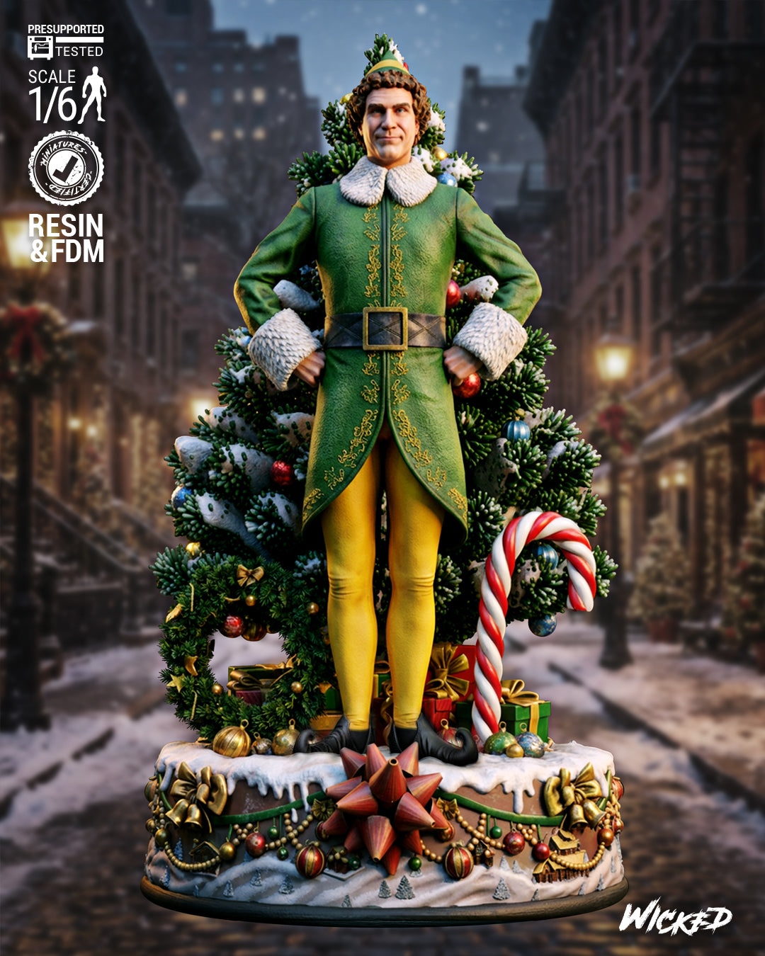 Elf Statue 3D-Printed Kit
