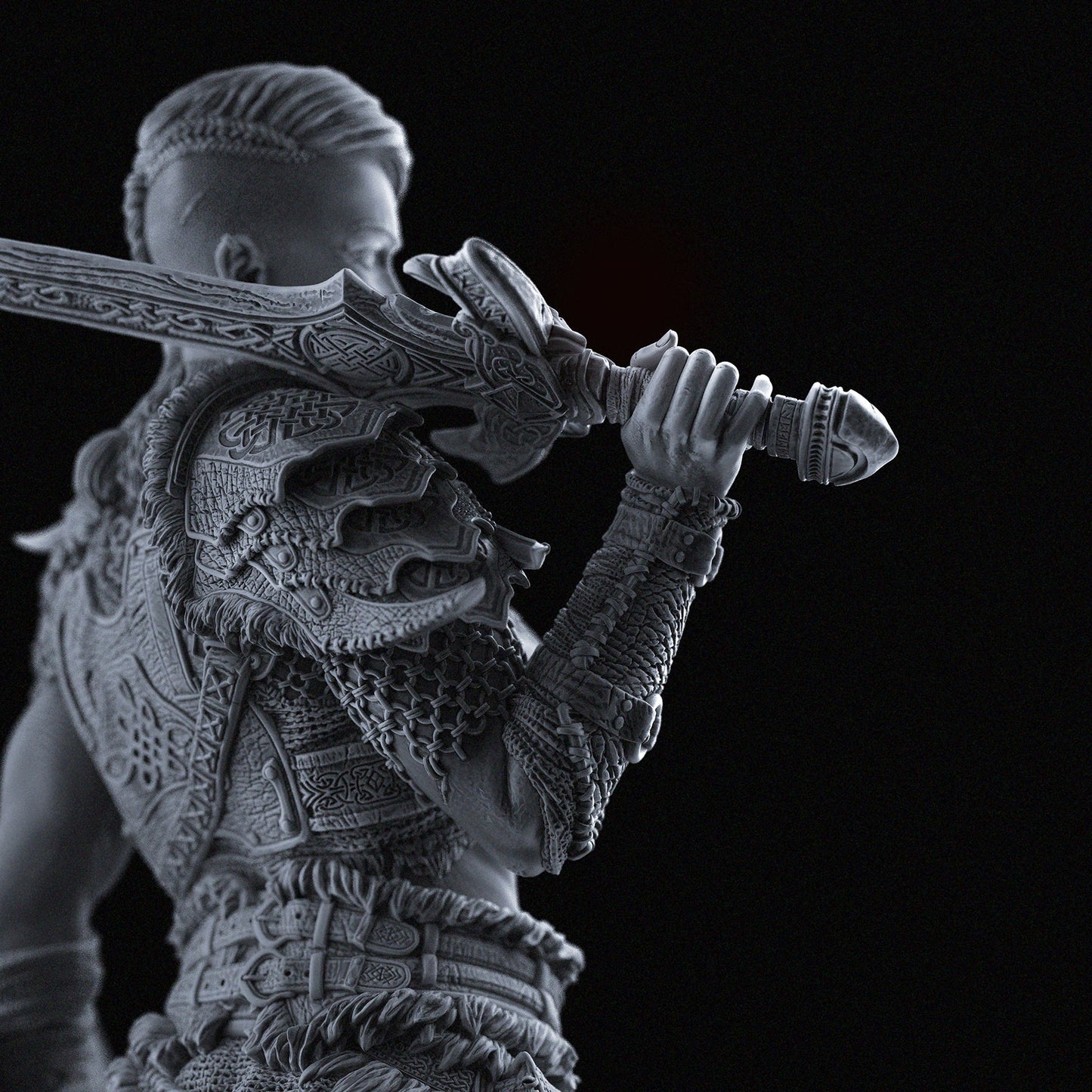 Ellika - The Undefeated Statue