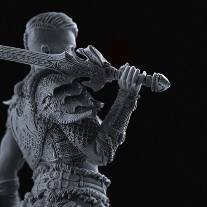 Ellika - The Undefeated Statue