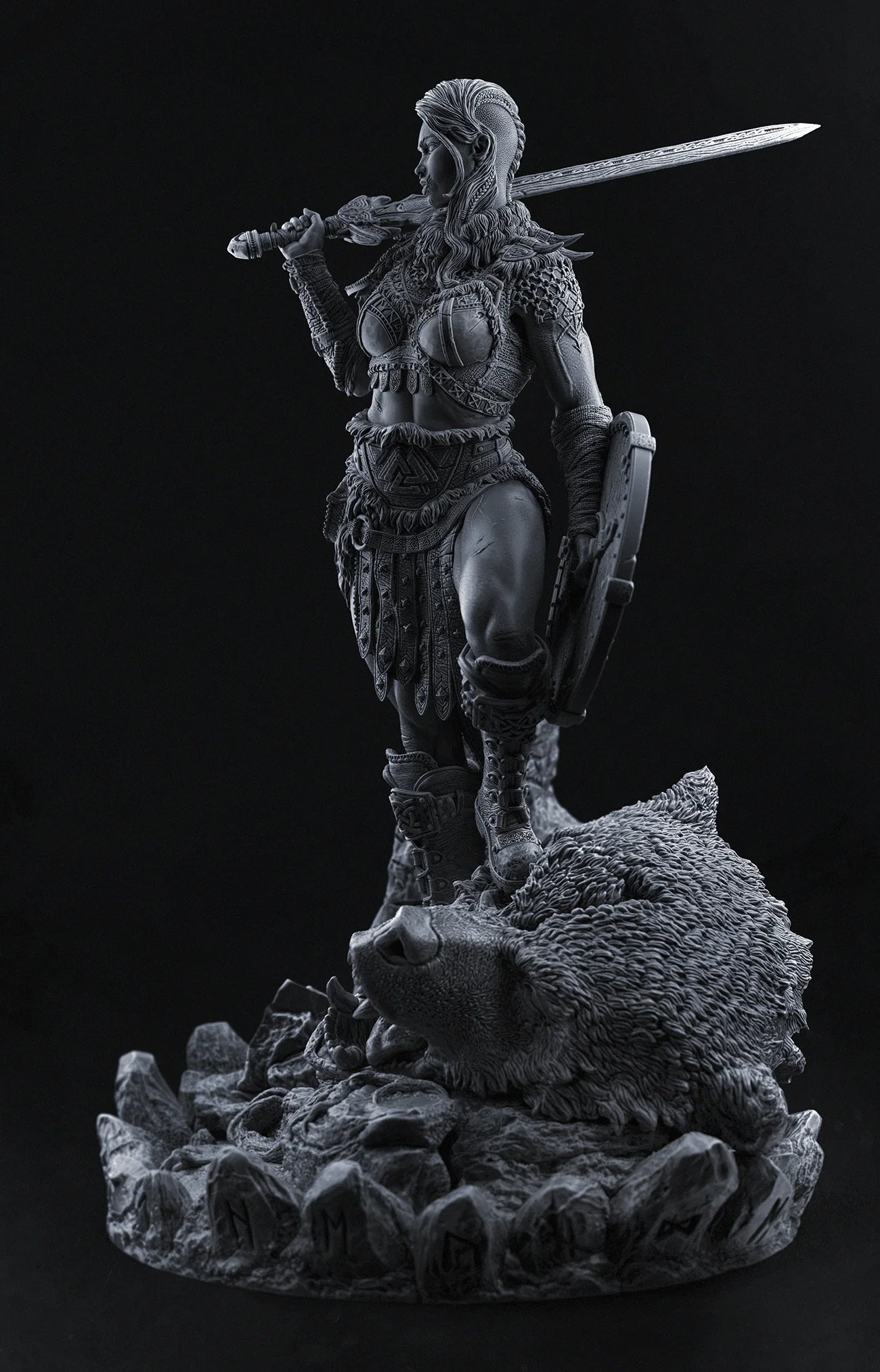 Ellika - The Undefeated Statue