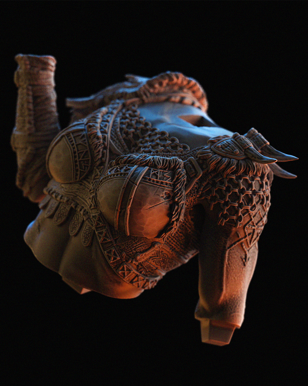 Ellika - The Undefeated Statue