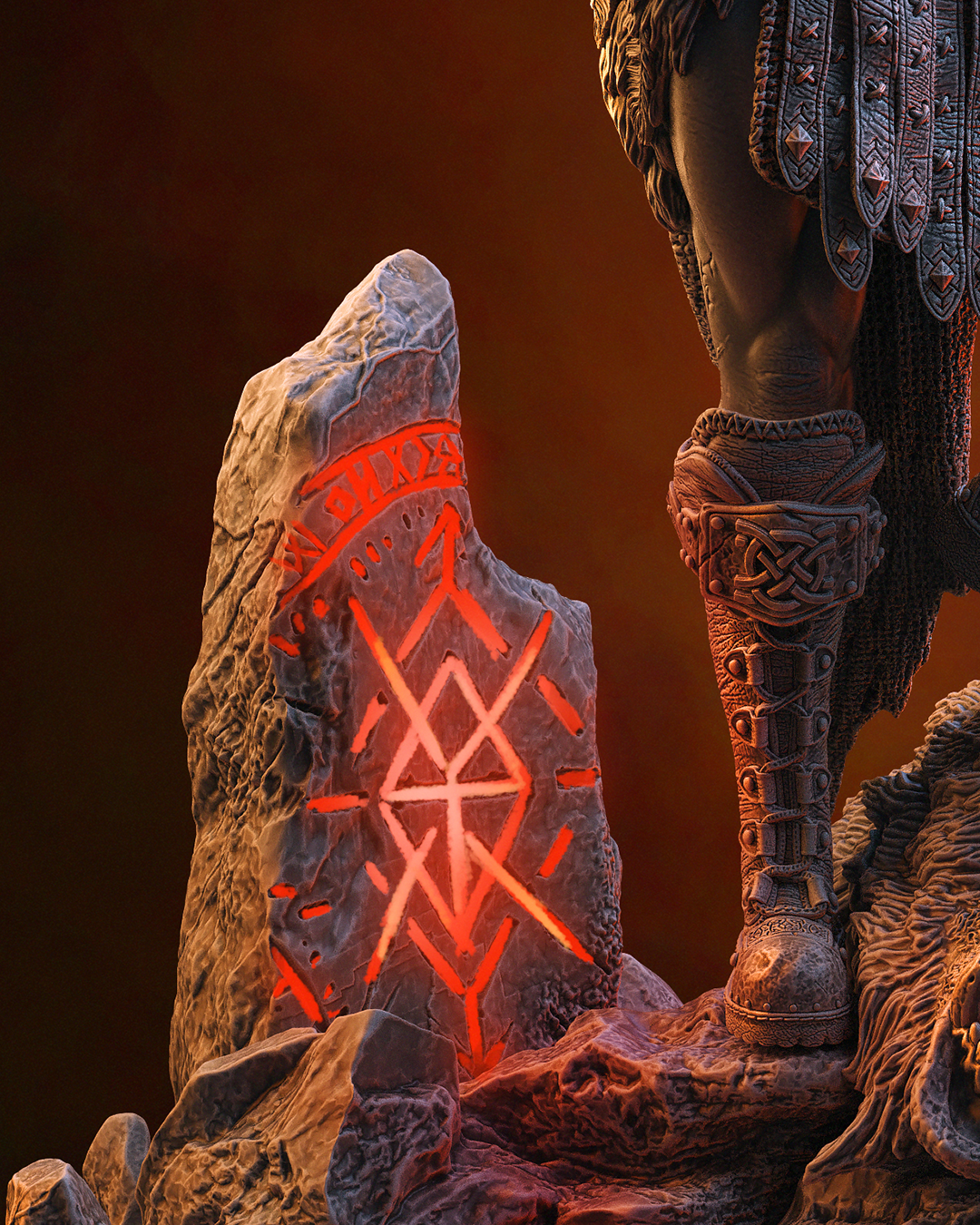 Ellika - The Undefeated Statue