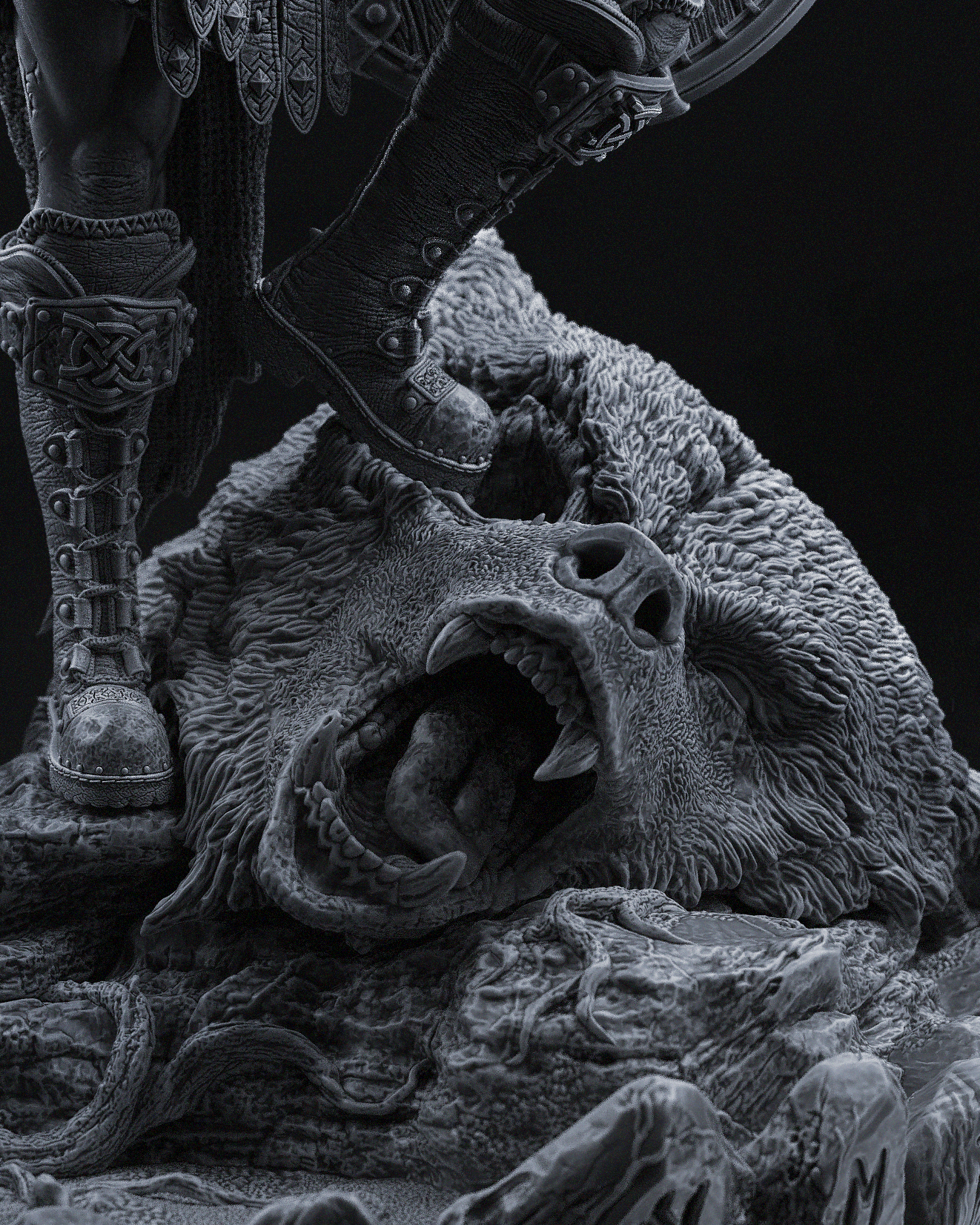 Ellika - The Undefeated Statue