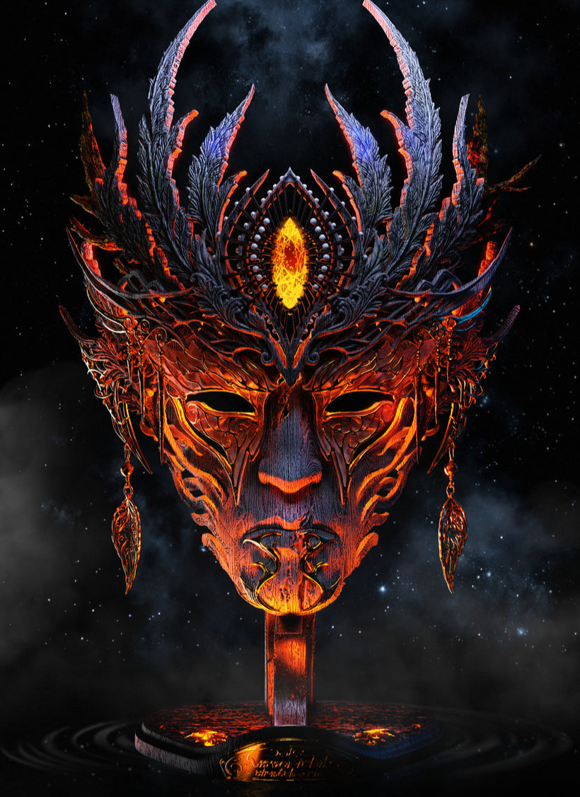 Elven King Mask & Stand