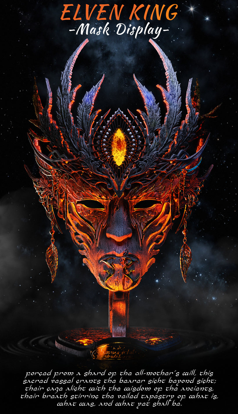 Elven King Mask & Stand