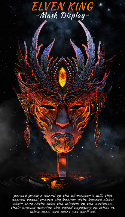Elven King Mask & Stand