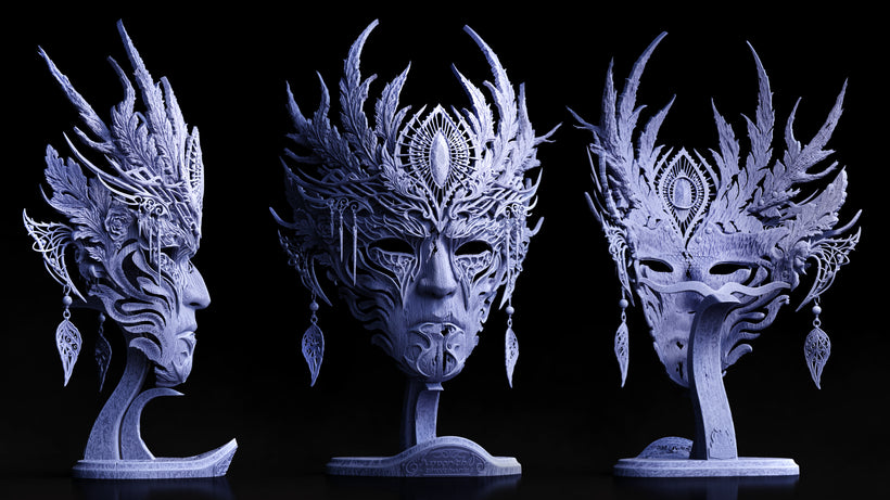 Elven King Mask & Stand