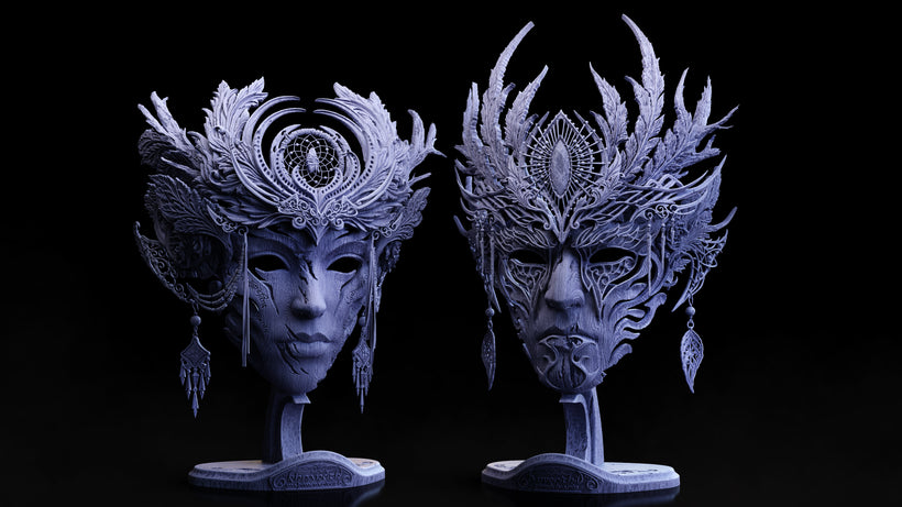 Elven King Mask & Stand