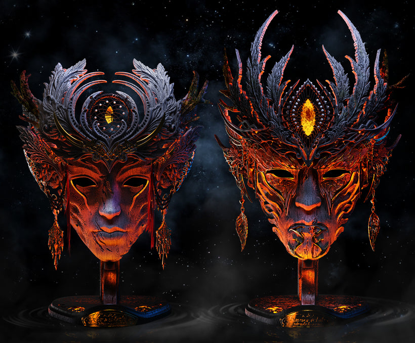 Elven King Mask & Stand