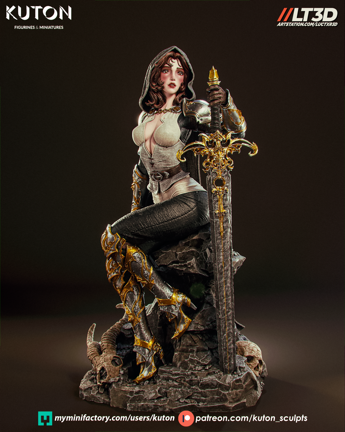 Elyssia Statue 3D-Printed Kit