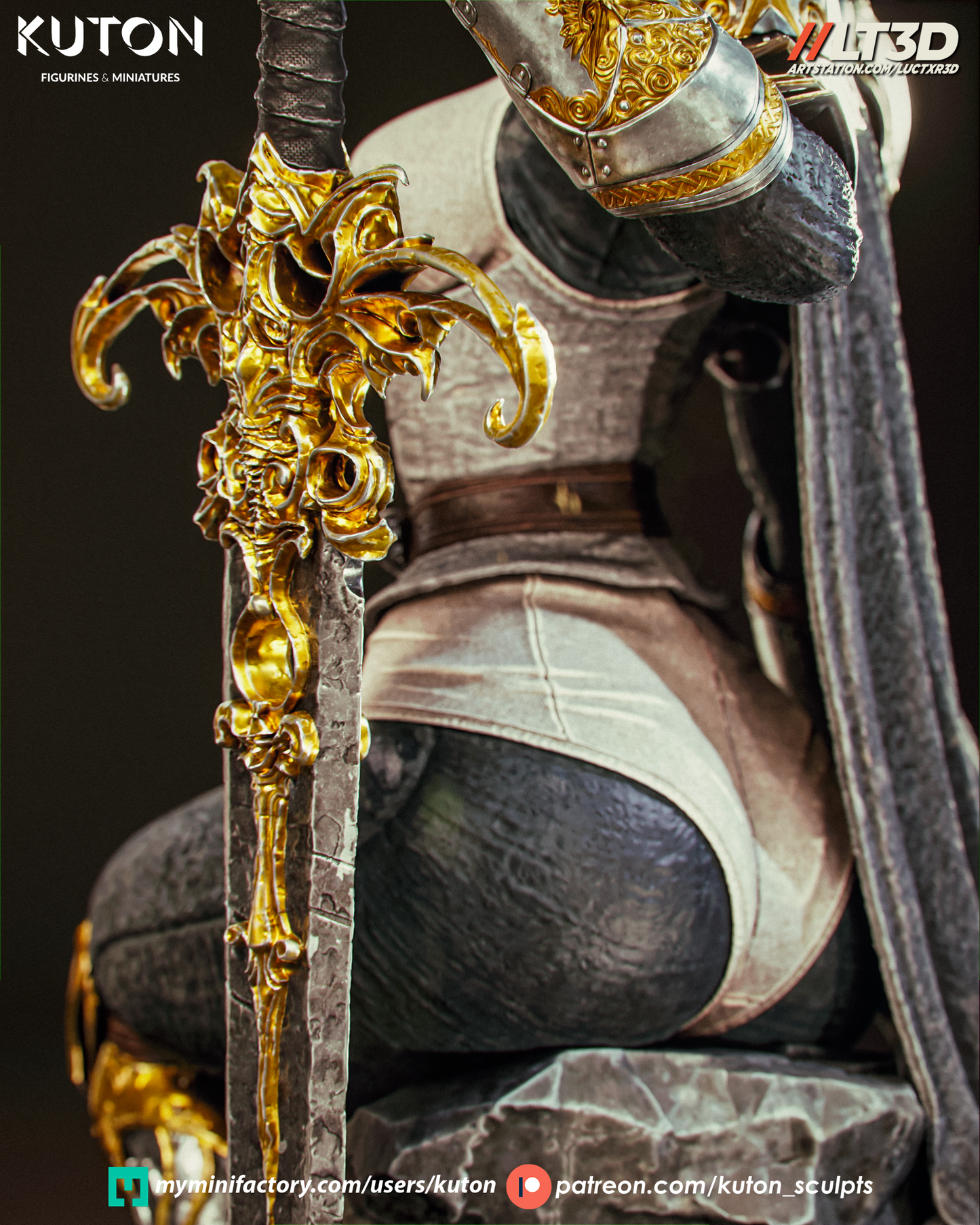 Elyssia Statue 3D-Printed Kit