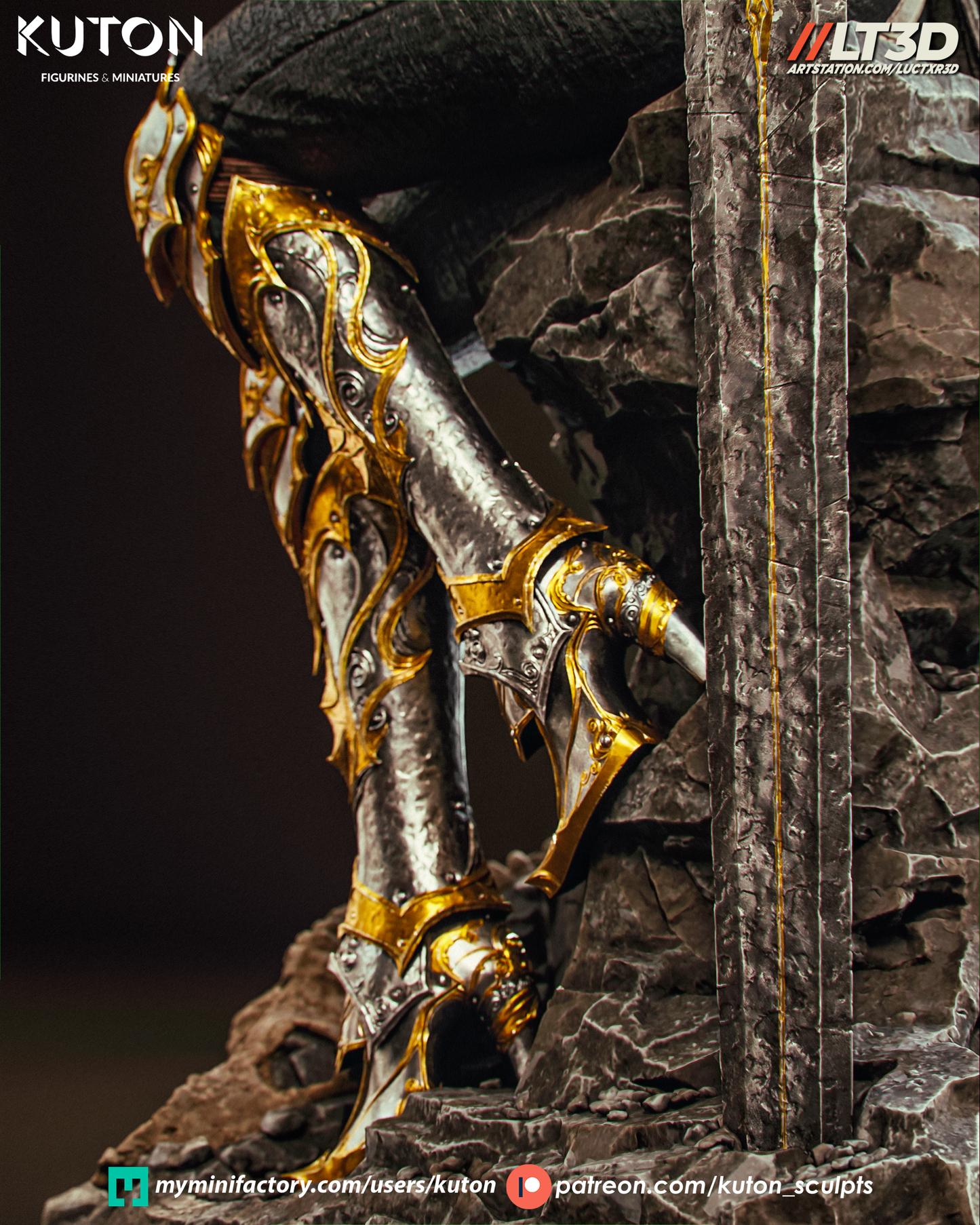Elyssia Statue 3D-Printed Kit