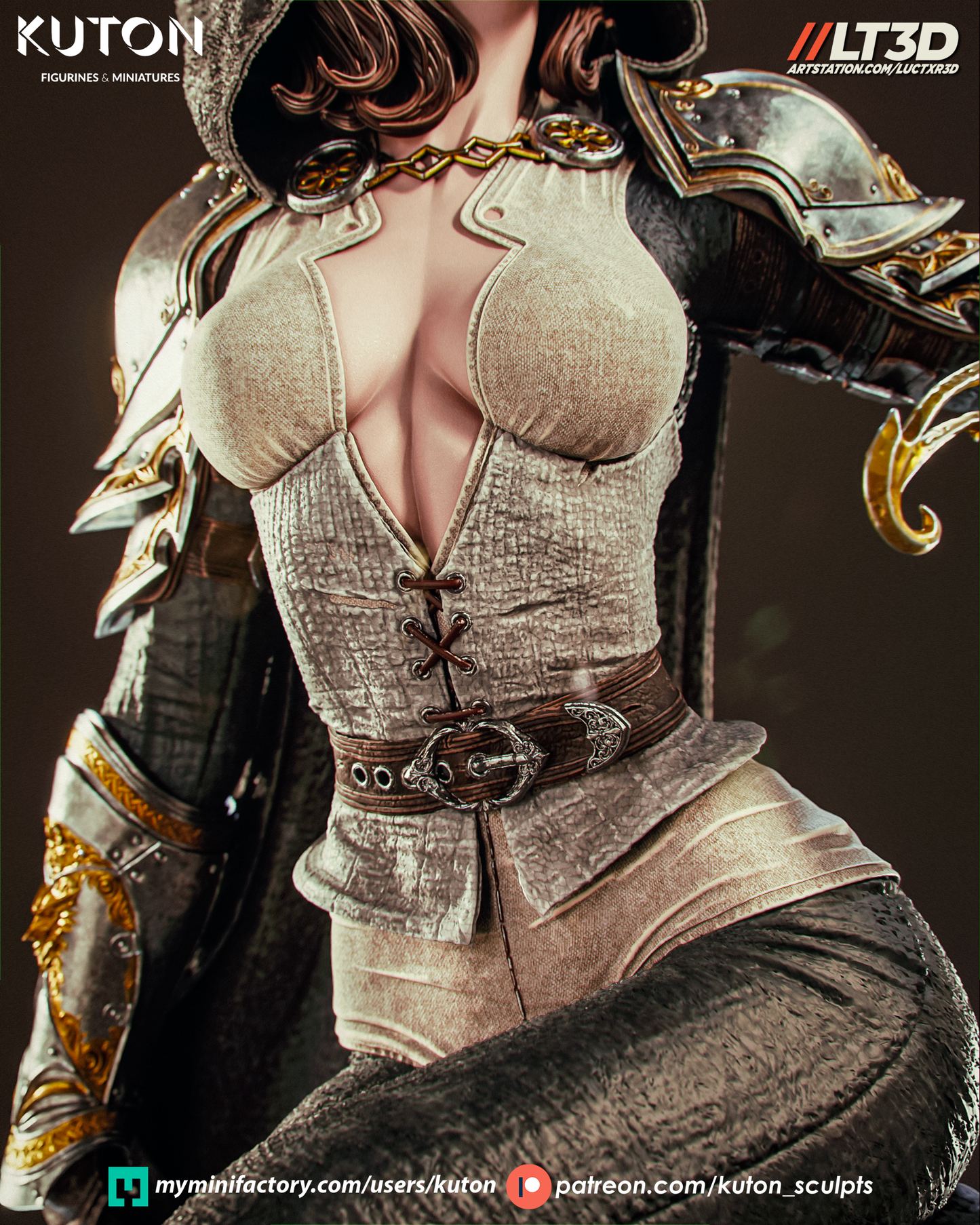 Elyssia Statue 3D-Printed Kit