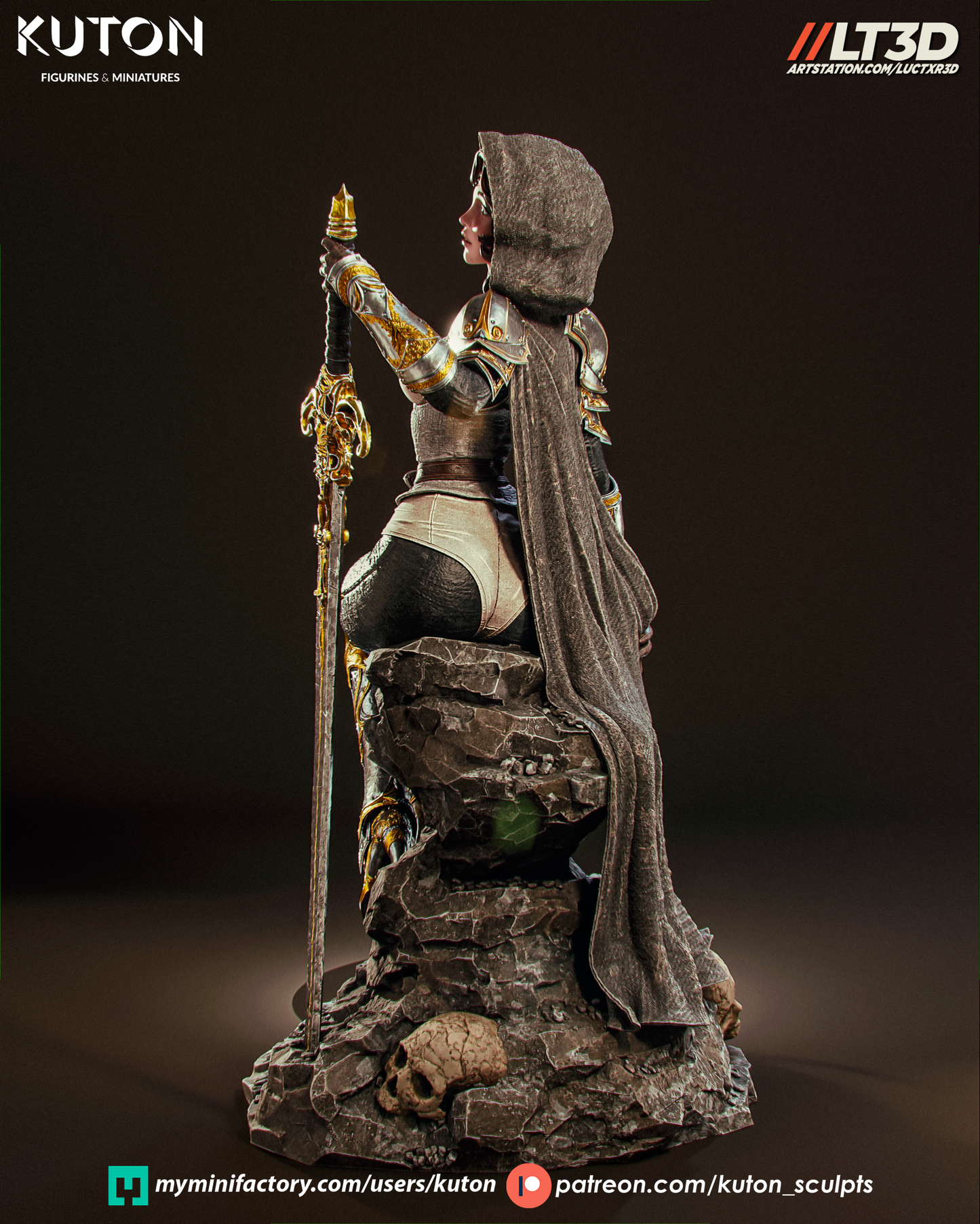 Elyssia Statue 3D-Printed Kit
