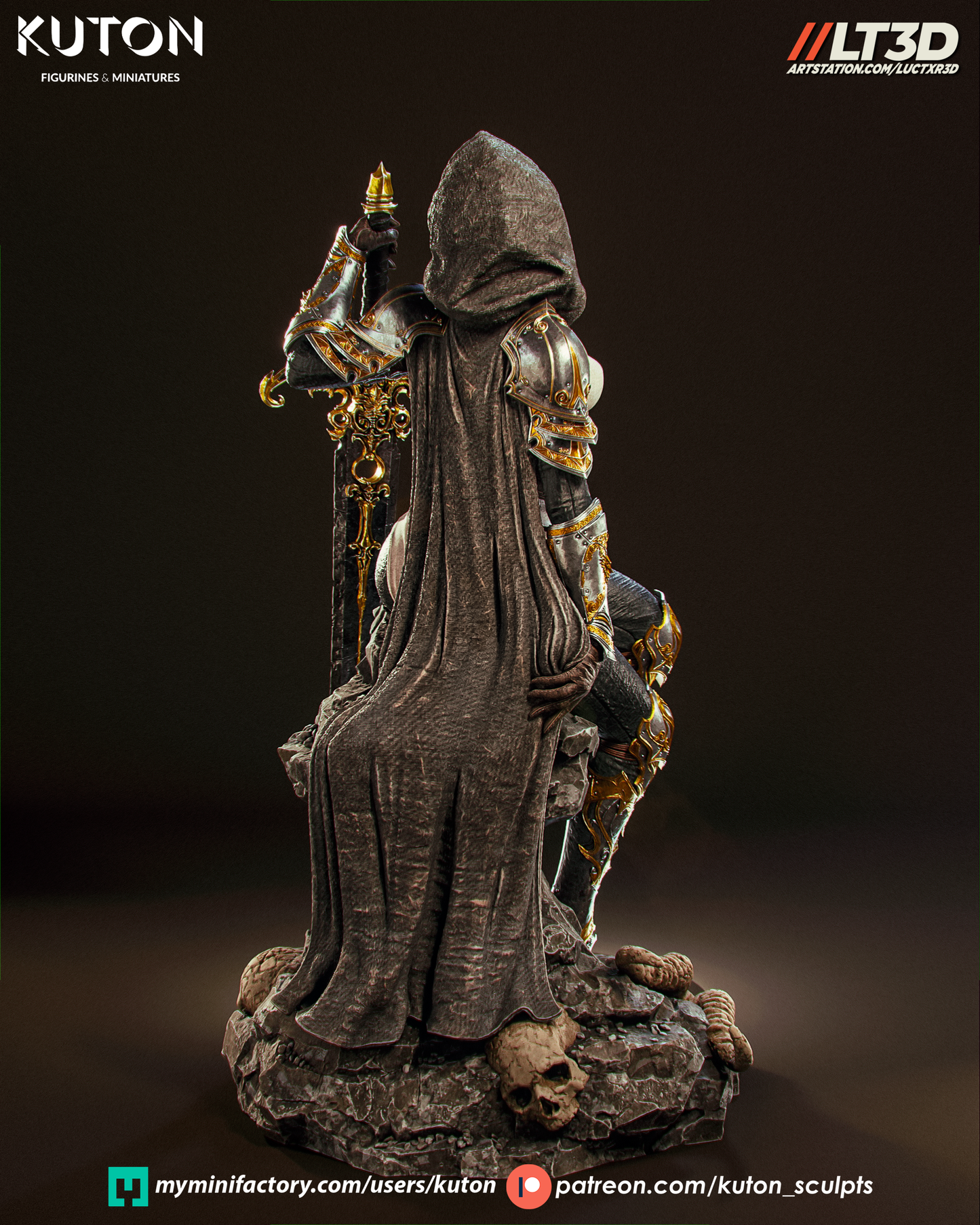Elyssia Statue 3D-Printed Kit