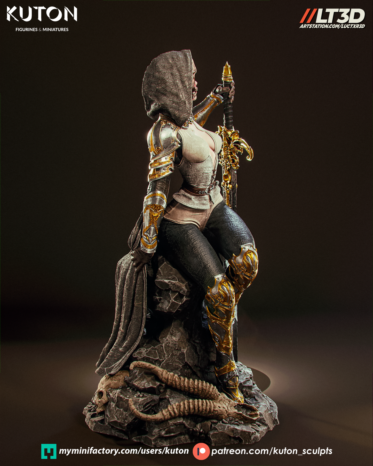 Elyssia Statue 3D-Printed Kit