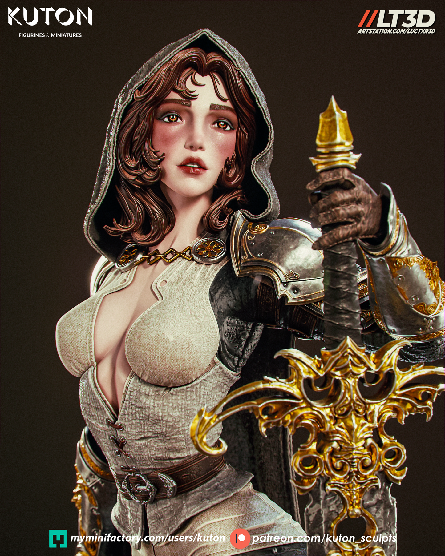 Elyssia Statue 3D-Printed Kit