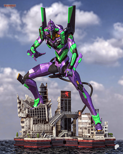 Eva 01 Statue 3D-Printed Kit