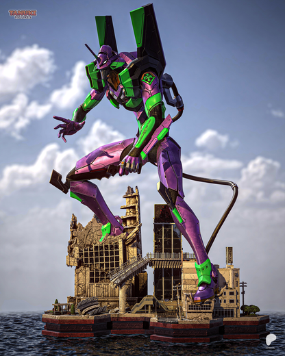 Eva 01 Statue 3D-Printed Kit