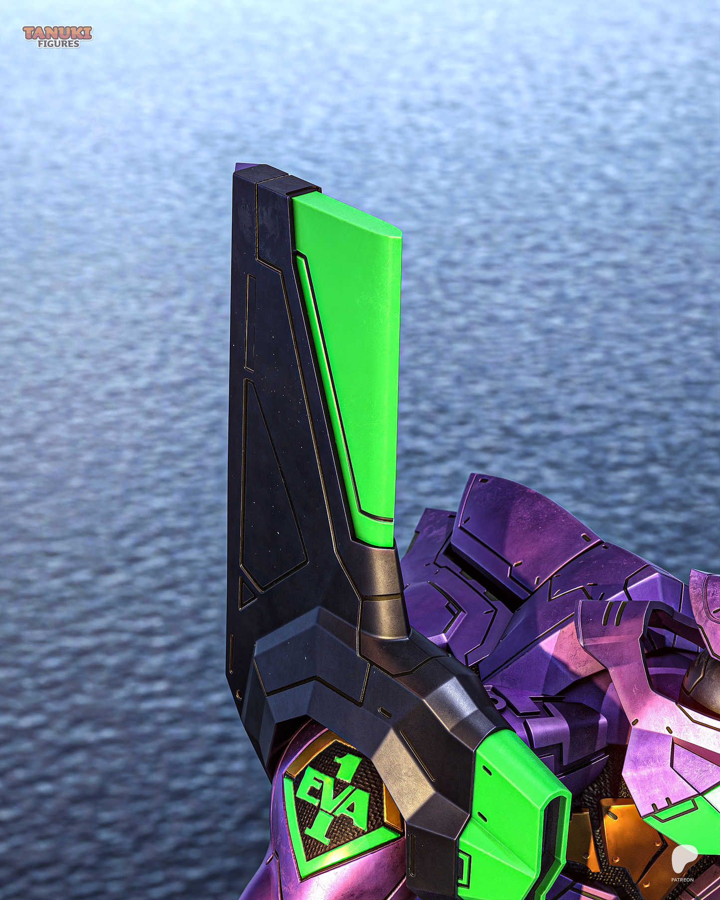 Eva 01 Statue 3D-Printed Kit