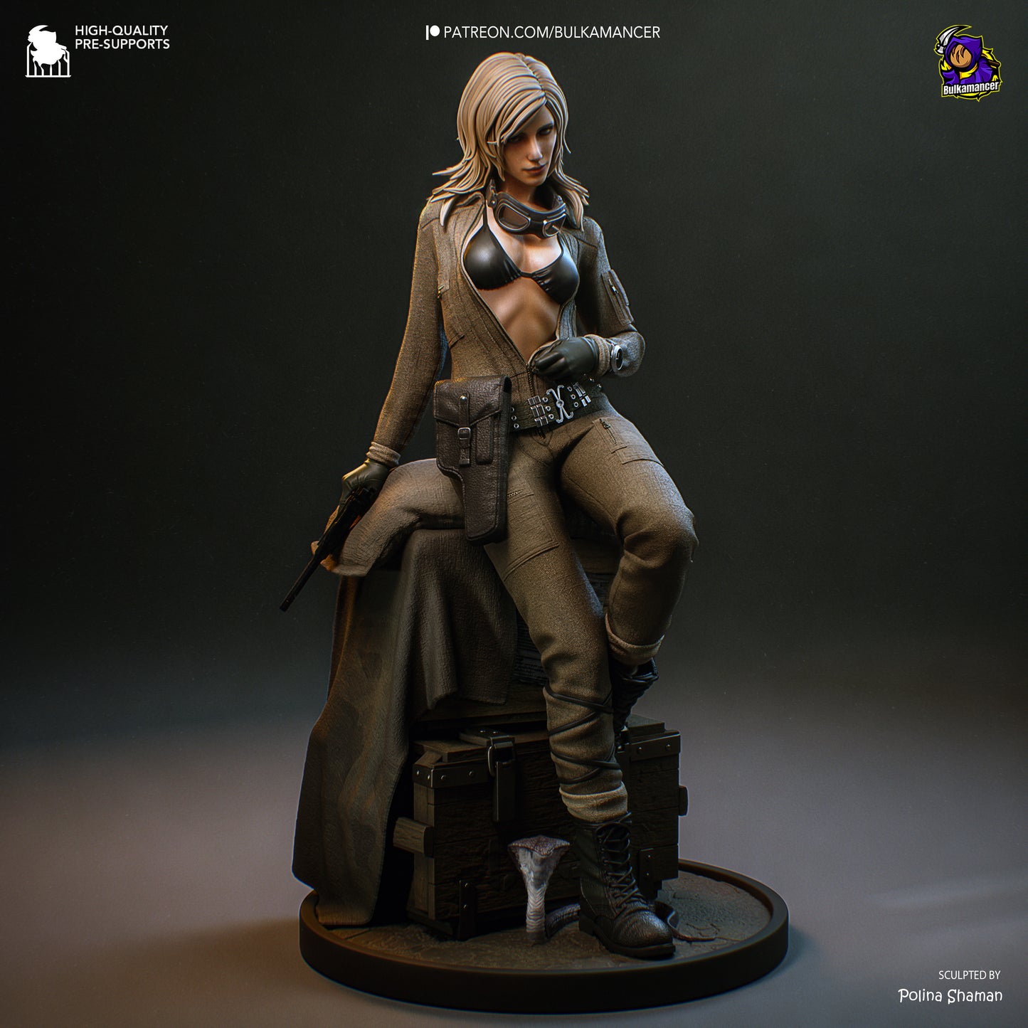Eva (Metal Gear Solid Delta) Statue