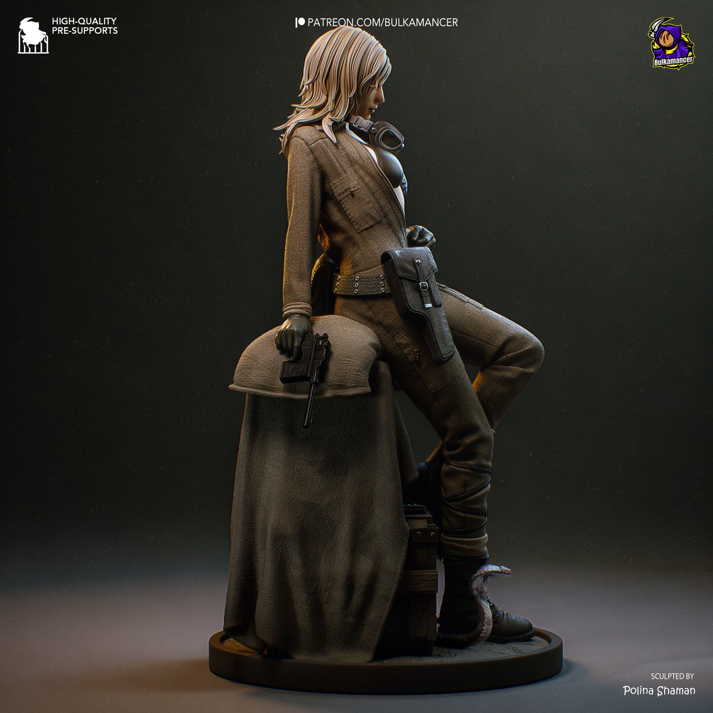 Eva (Metal Gear Solid Delta) Statue