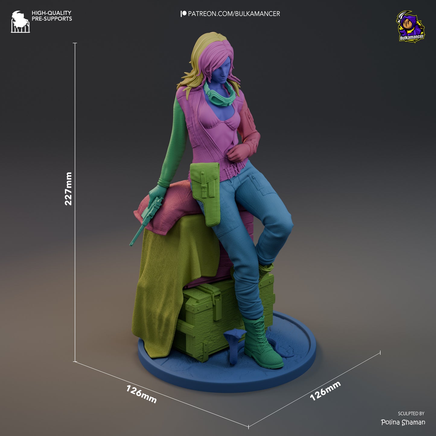 Eva (Metal Gear Solid Delta) Statue