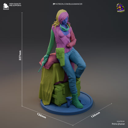 Eva (Metal Gear Solid Delta) Statue