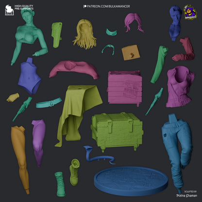 Eva (Metal Gear Solid Delta) Statue