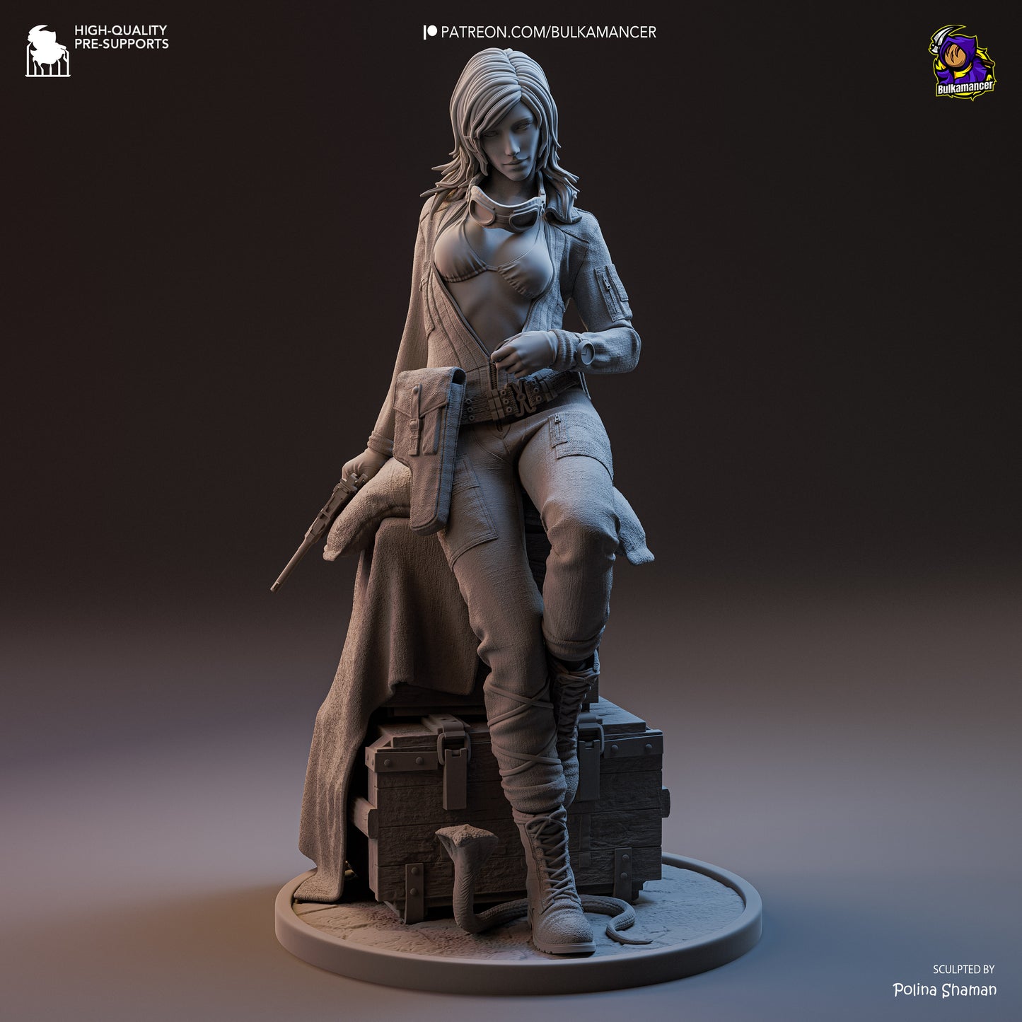 Eva (Metal Gear Solid Delta) Statue