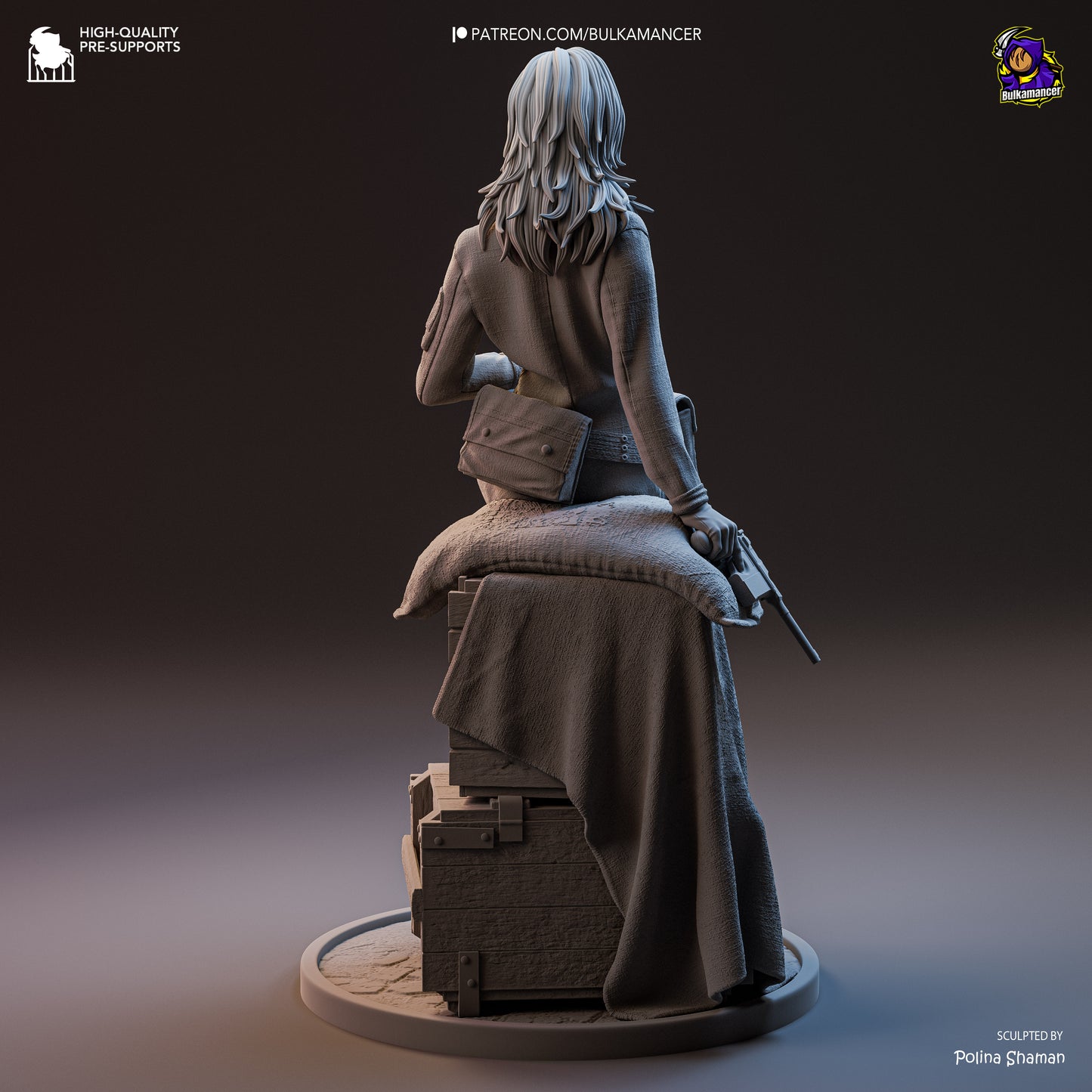 Eva (Metal Gear Solid Delta) Statue