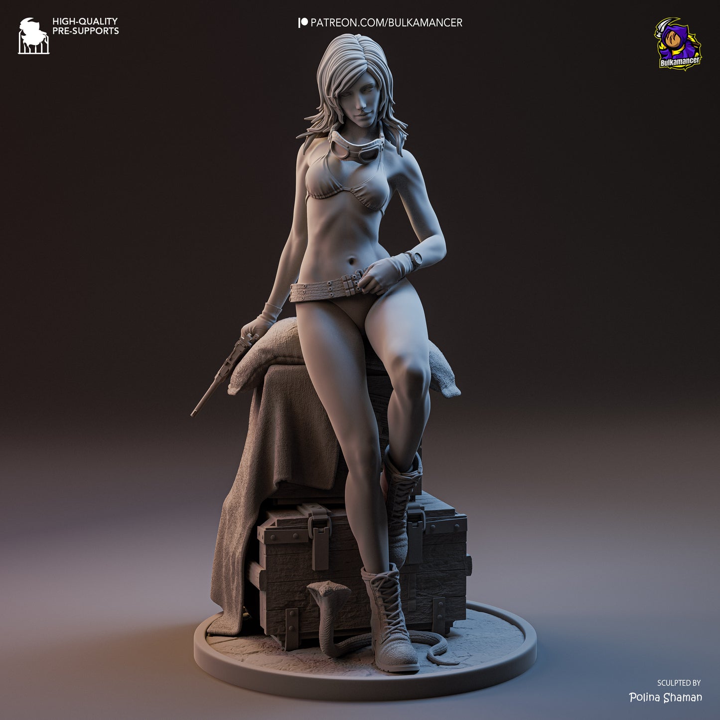Eva (Metal Gear Solid Delta) Statue