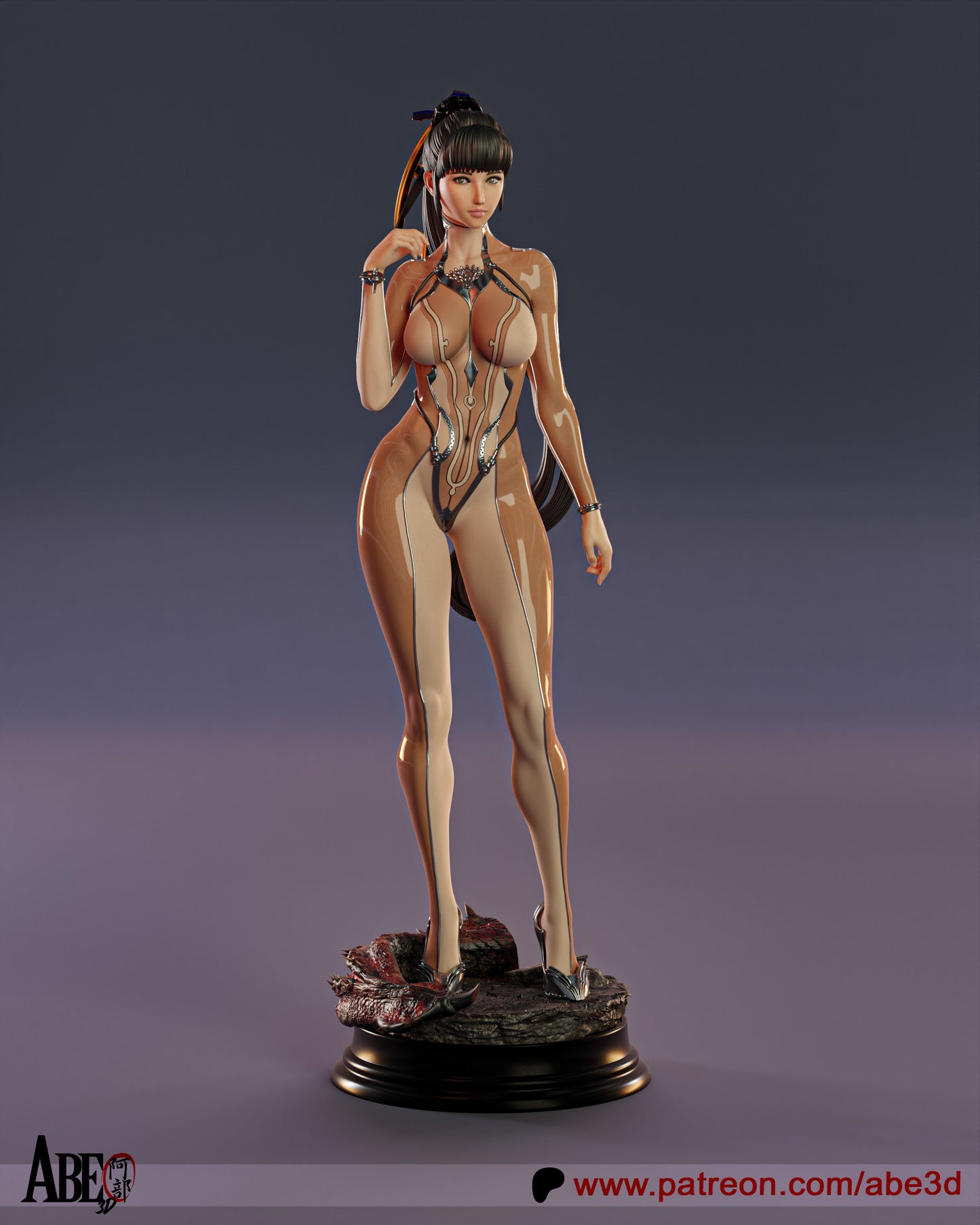 Eve Skin Suit Statue