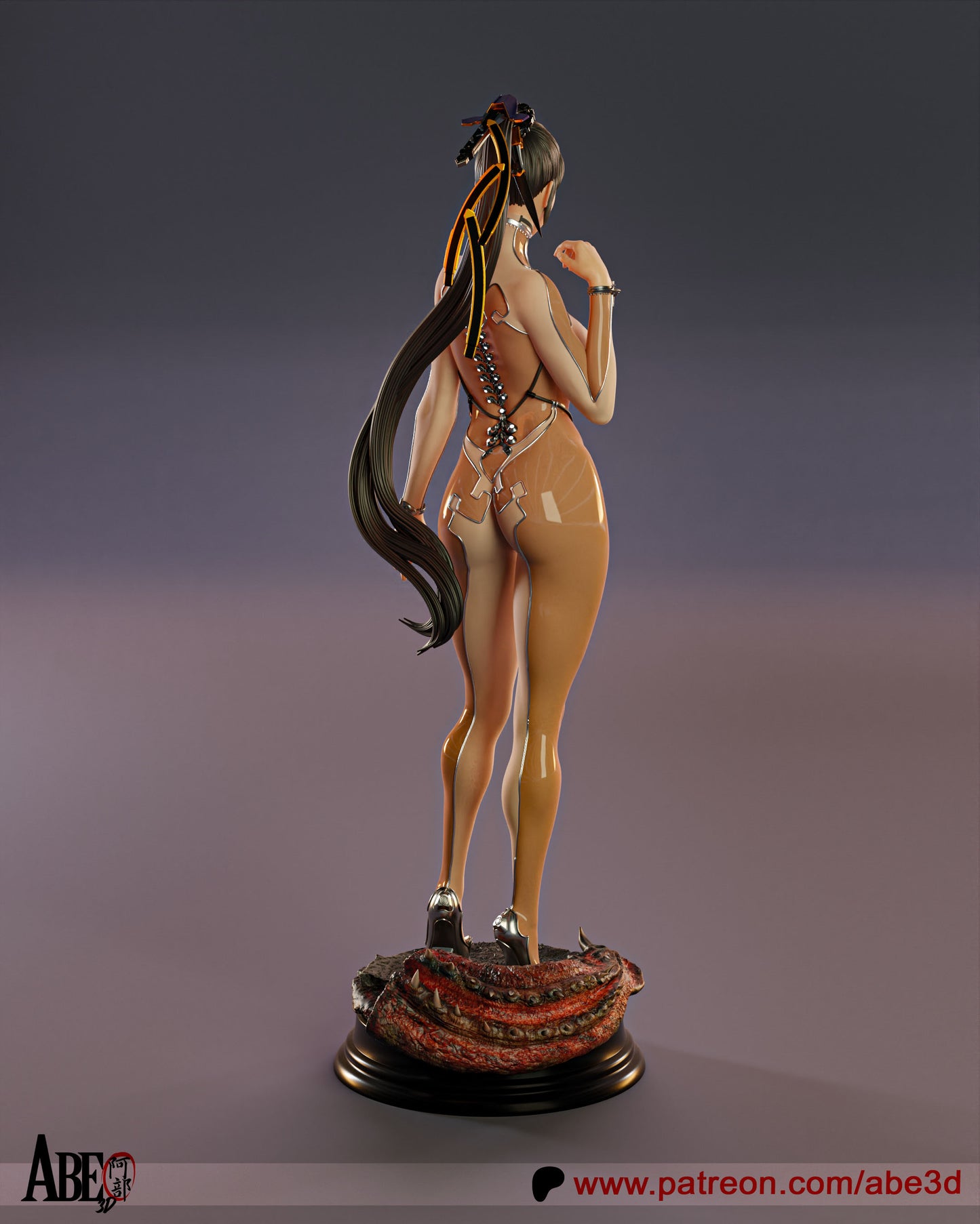 Eve Skin Suit Statue