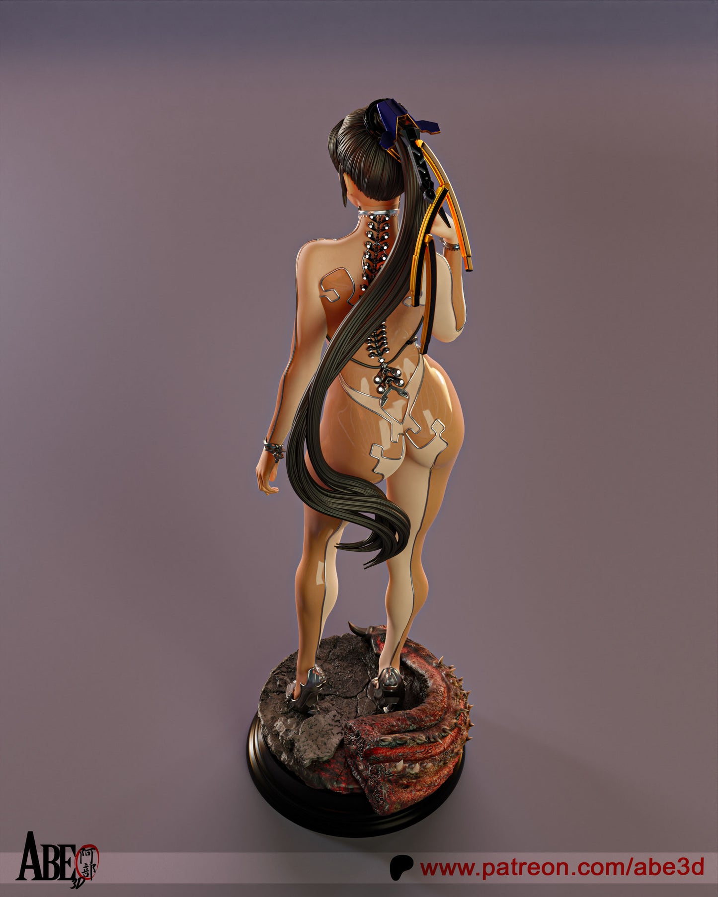 Eve Skin Suit Statue