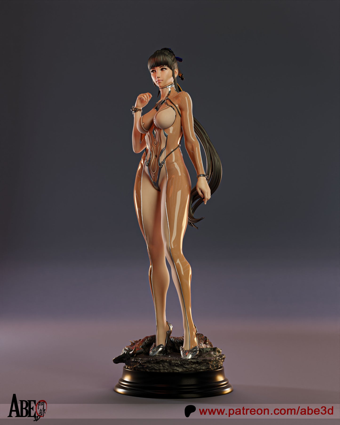 Eve Skin Suit Statue