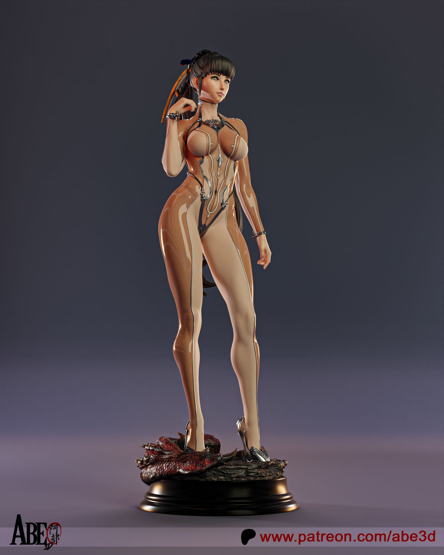 Eve Skin Suit Statue