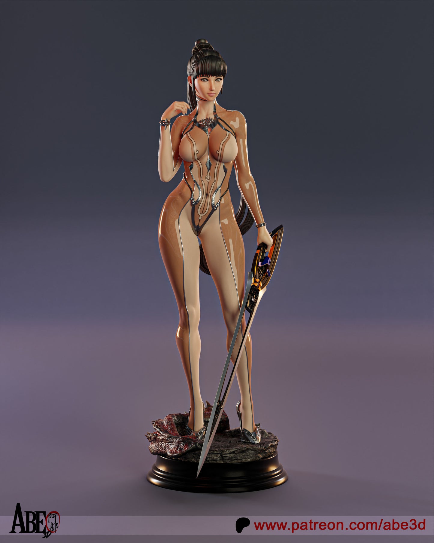 Eve Skin Suit Statue