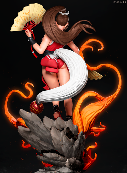 Mai Shiranui (Dress 1 Pose1) Statue 3D-Printed Kit