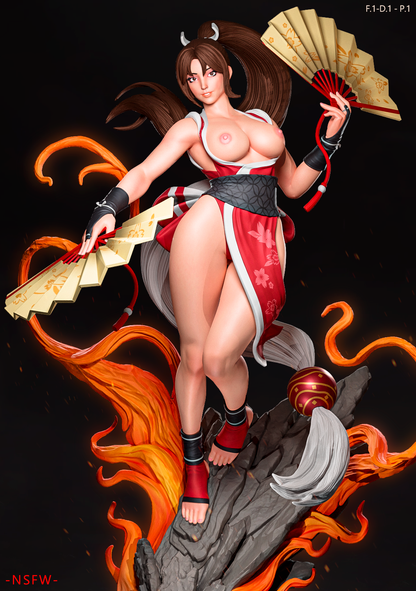 Mai Shiranui (Dress 1 Pose1) Statue 3D-Printed Kit