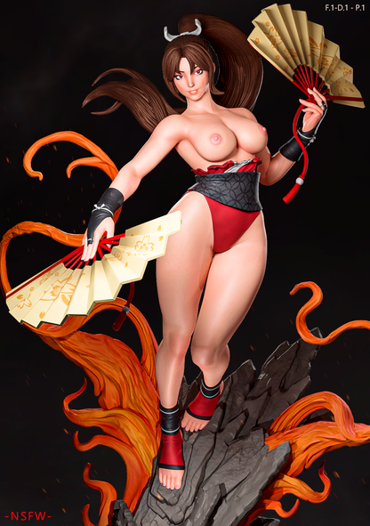 Mai Shiranui (Dress 1 Pose1) Statue 3D-Printed Kit