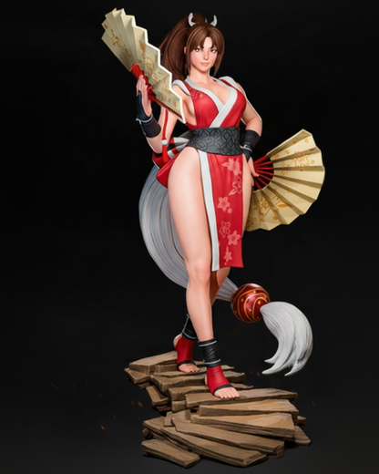 Mai Shiranui (Dress 1 Pose2) Statue 3D-Printed Kit