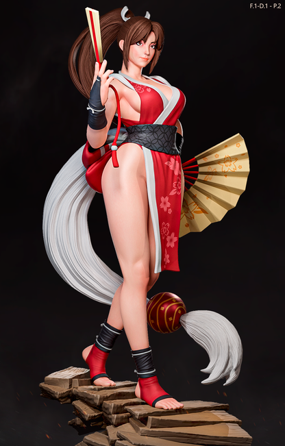 Mai Shiranui (Dress 1 Pose2) Statue 3D-Printed Kit