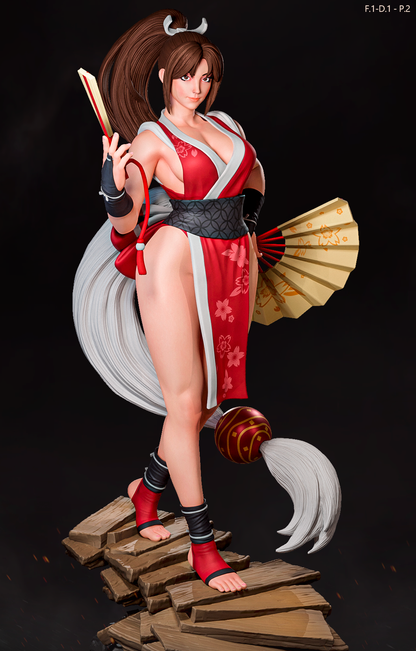 Mai Shiranui (Dress 1 Pose2) Statue 3D-Printed Kit