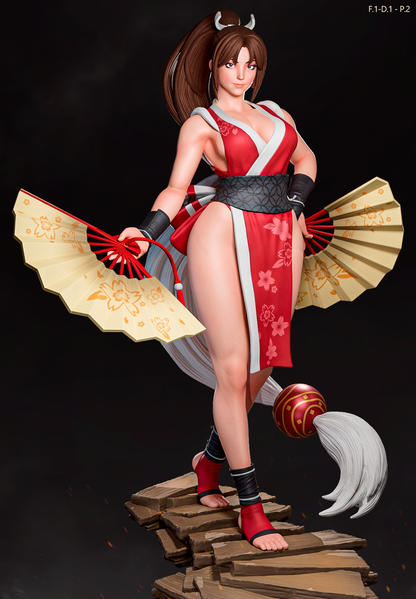 Mai Shiranui (Dress 1 Pose2) Statue 3D-Printed Kit