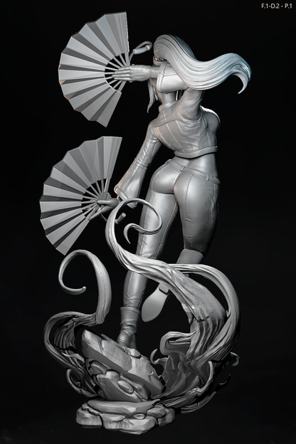Mai Shiranui (Dress 2 Pose1) Statue 3D-Printed Kit