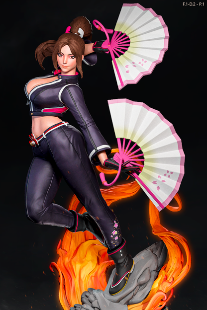 Mai Shiranui (Dress 2 Pose1) Statue 3D-Printed Kit