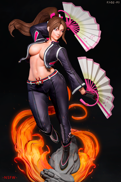 Mai Shiranui (Dress 2 Pose1) Statue 3D-Printed Kit