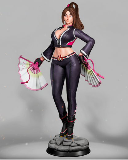 Mai Shiranui (Dress 2 Pose2) Statue 3D-Printed Kit